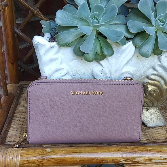Michael Kors Tina Dusty Rose Wallet 